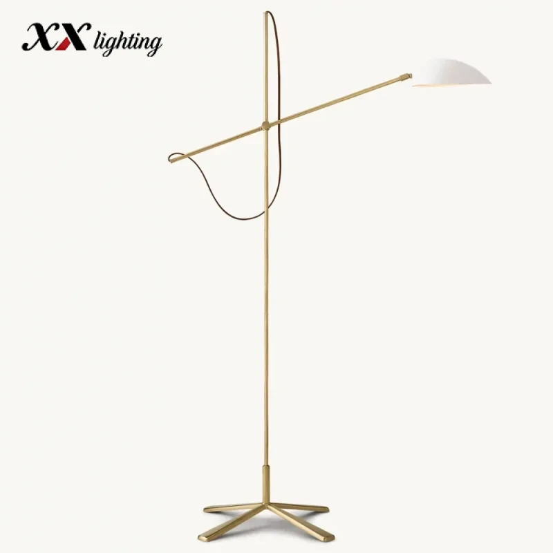 Graphic Floor Lamp 44 inch - 44″, White