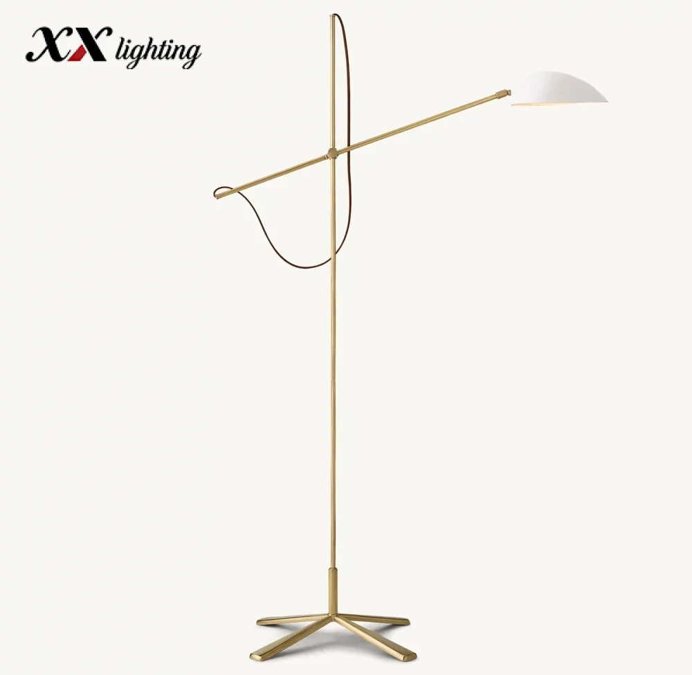 Graphic Floor Lamp 44 inch - 44″, White