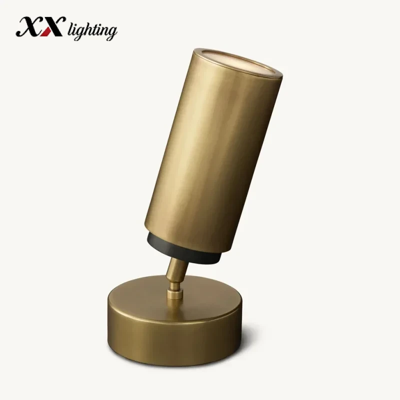 Champeaux Pivoting Spotlight - 4½″, Polished Nickel