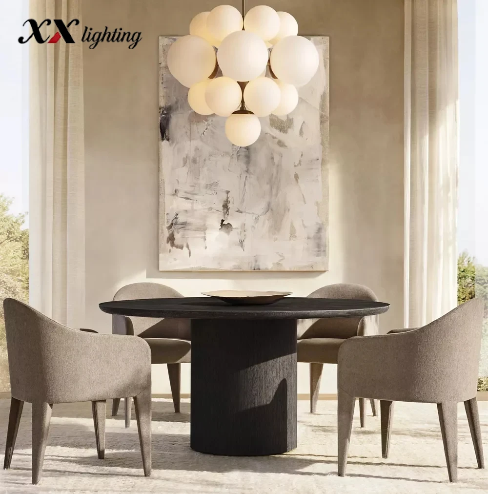 Cirque Cluster Chandelier 27 inch - 27″, Lacquered Burnished Brass