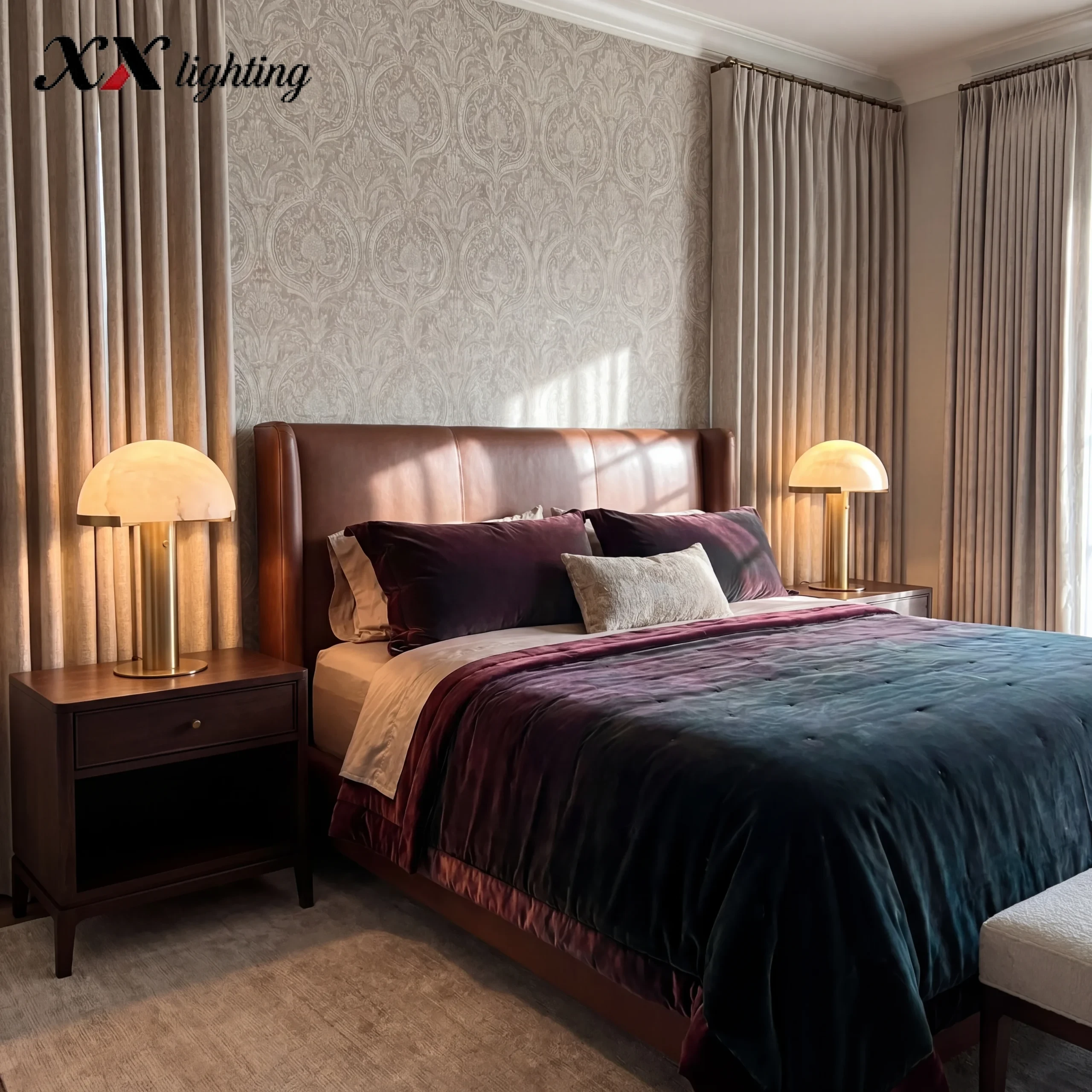 Melange Table Lamp - 12¼″, Polished Nickel