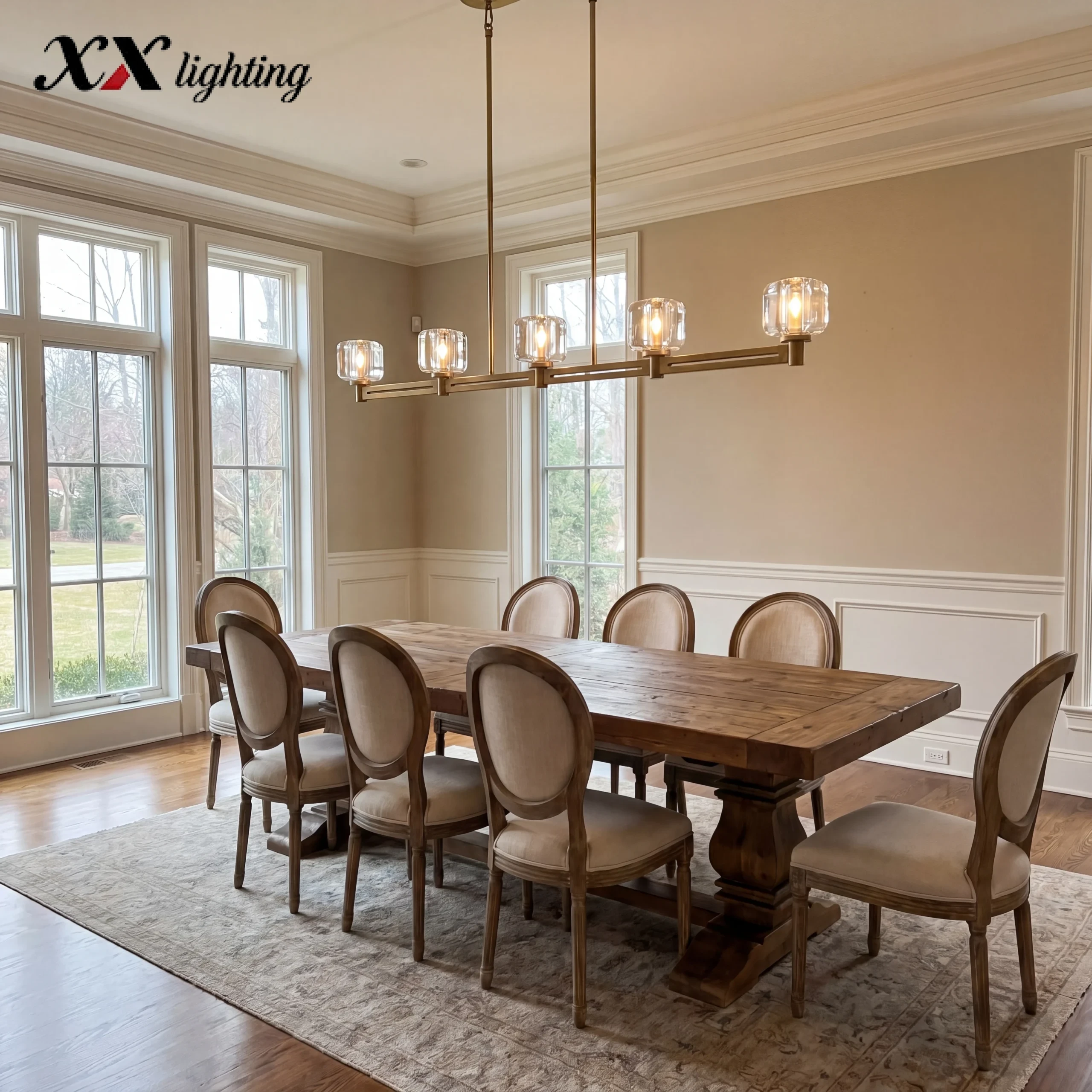 Demaret Linear Chandelier 54 inch