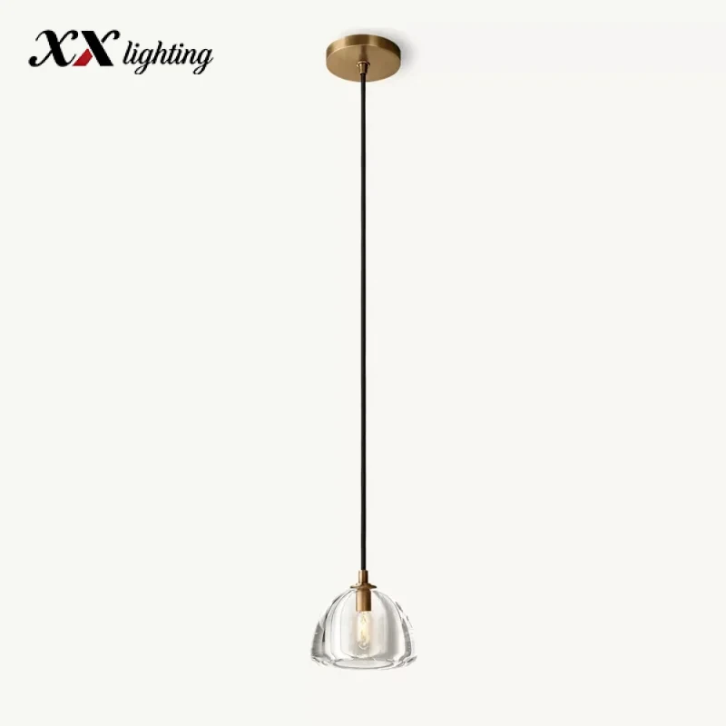 Hemisphere Pendant 7 inch - 7″, Satin Nickel