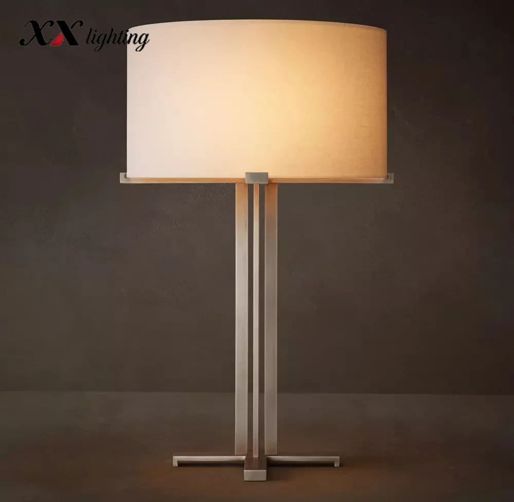 Beckman Table Lamp 18 inch - 18″, Polished Nickel