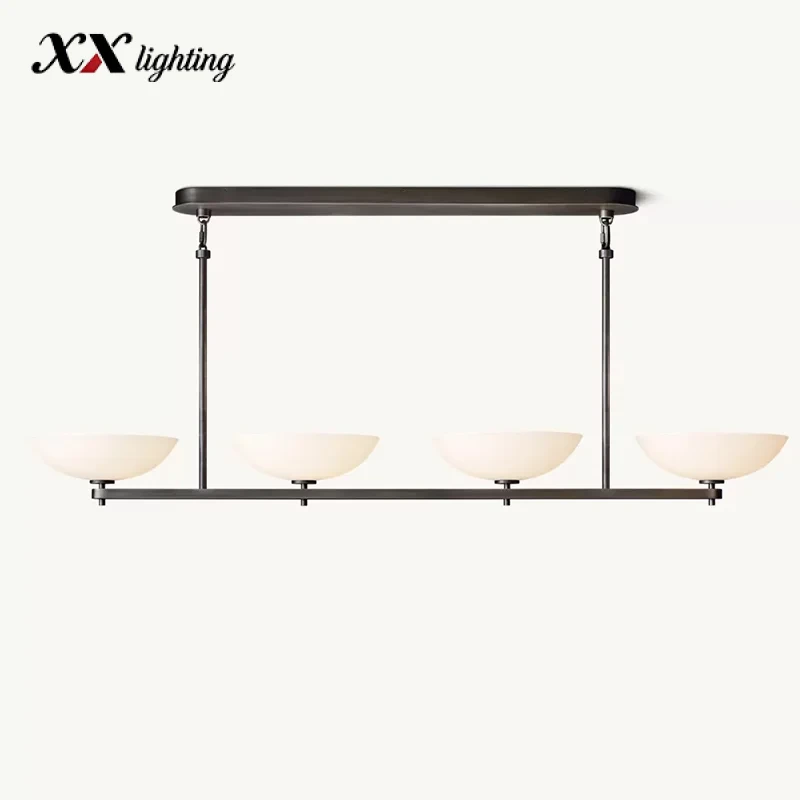 Vernet Linear Chandelier 60 inch - 60", Satin Nickel