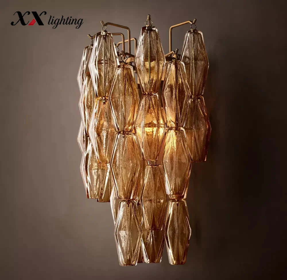 Chiara Clear Glass Sconce 12 inch