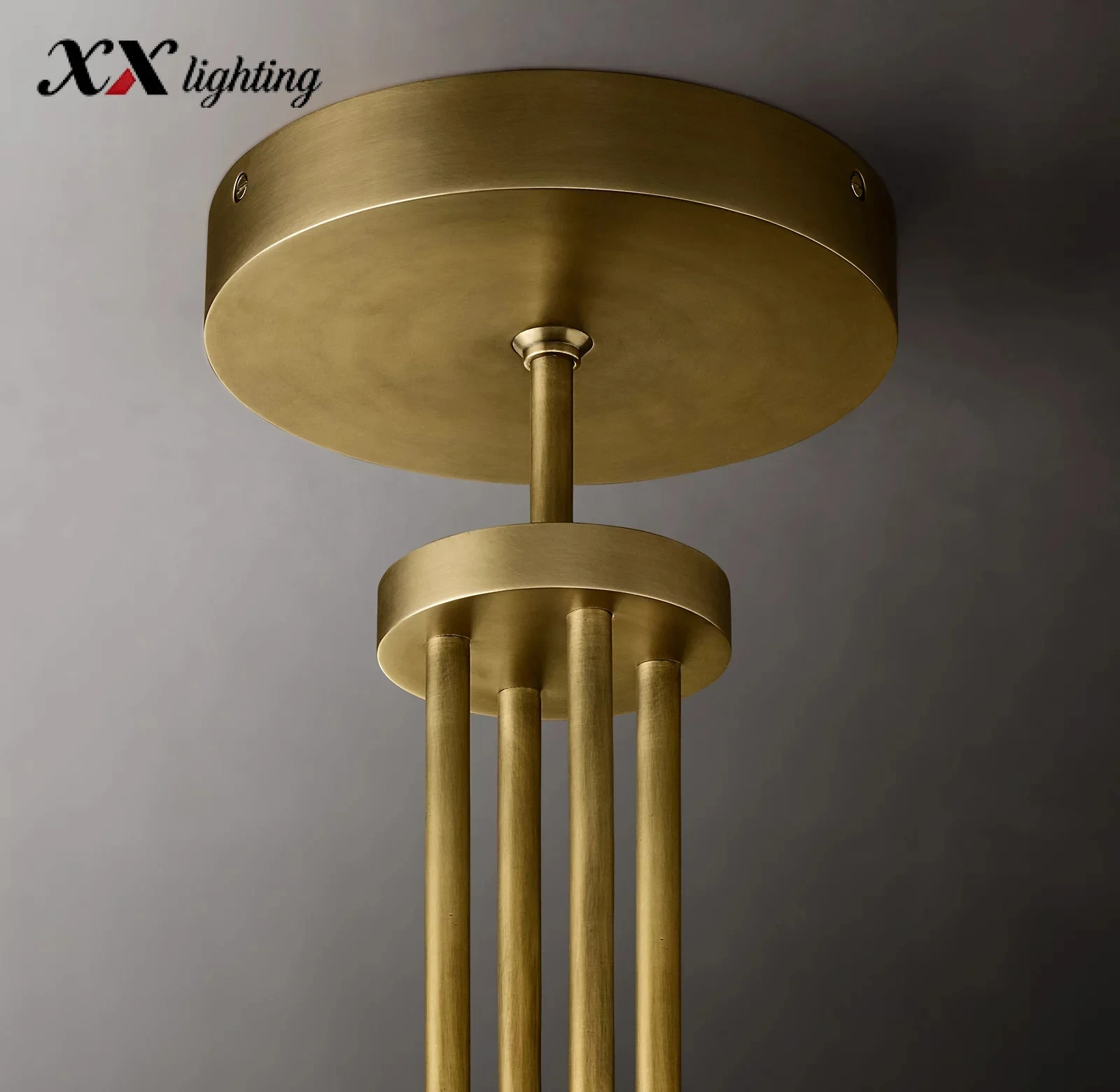Cannele Round Chandelier 36 inch - 36", Satin Nickel