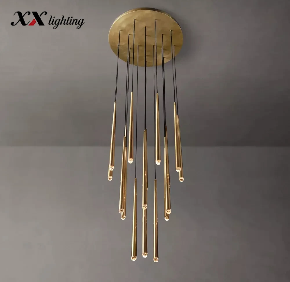 Aquitaine Round Chandelier 18 inch - 30", Polished Nickel