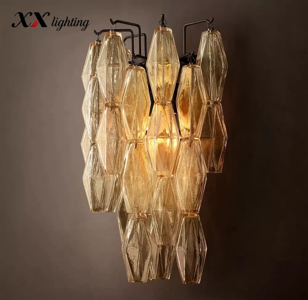 Chiara Clear Glass Sconce 12 inch