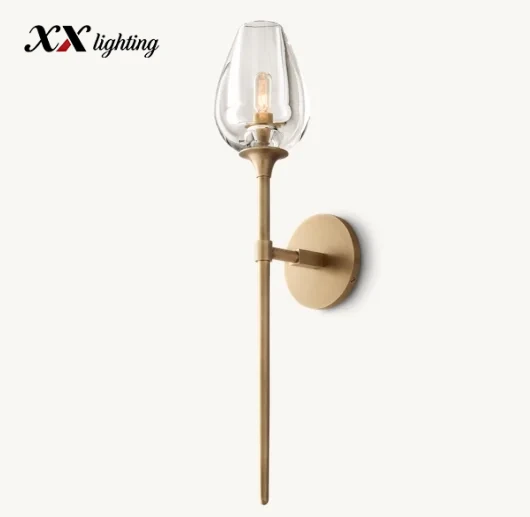 Tulip Grand Sconce 5 inch - 5″, Satin Nickel