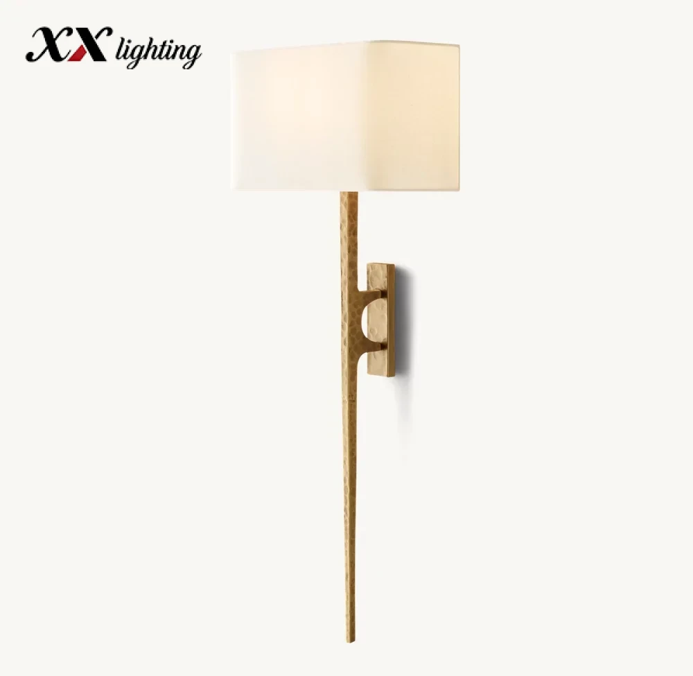 Wright Sconce 13 inch - 13″, Hammered Pewter