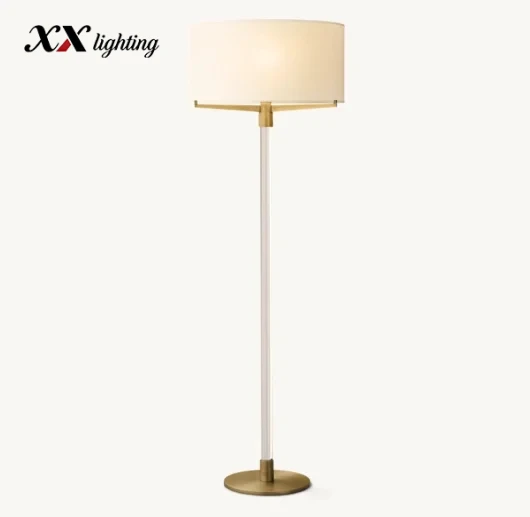 Truman Floor Lamp 24 inch - 24″, Polished Nickel