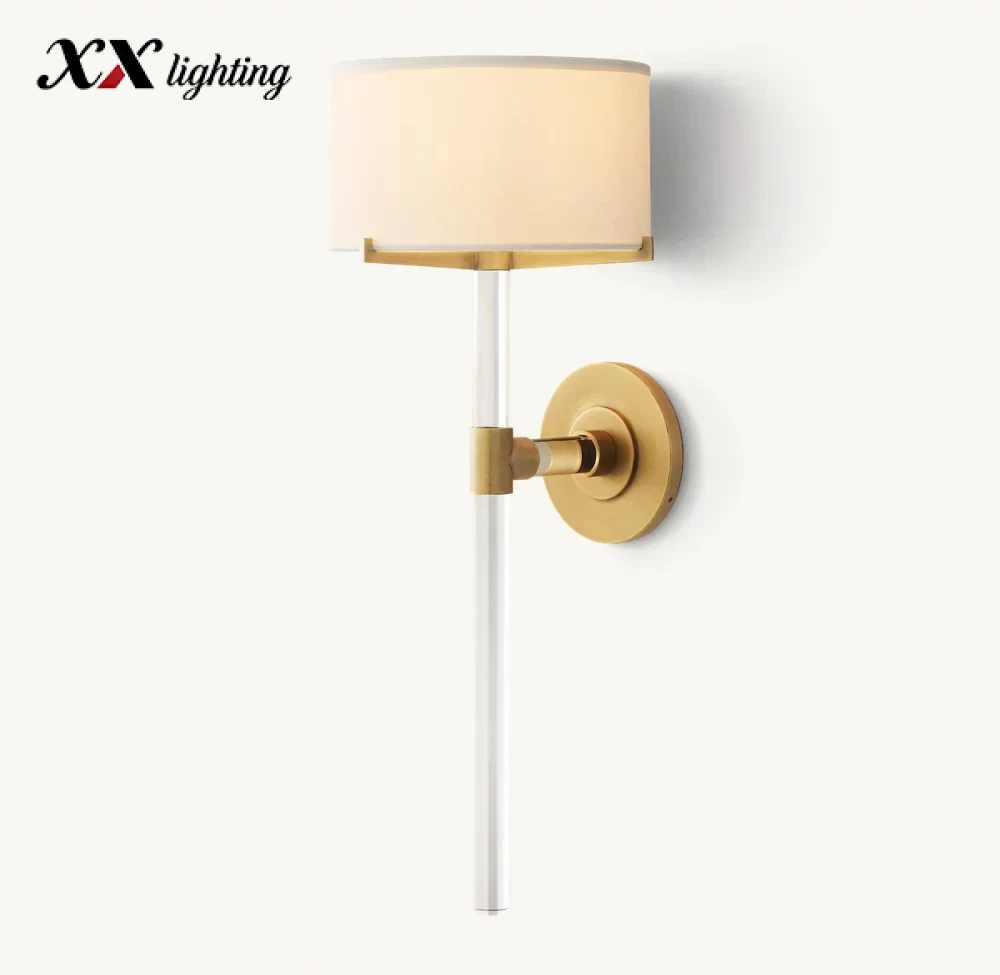 Truman Grand Sconce - 7¾″, Polished Nickel