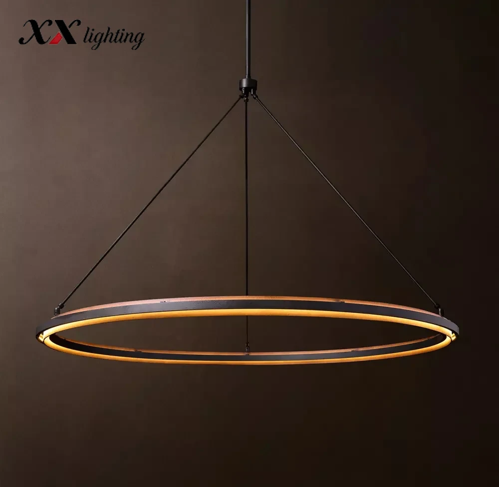 Peralta Round Chandelier 36 inch - 60", Forged Iron