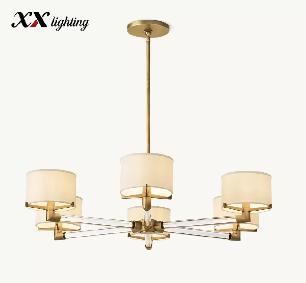 Truman Round Chandelier 36 inch - 36", Polished Nickel