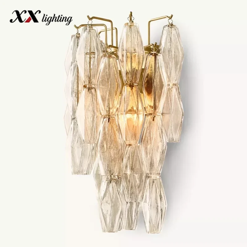 Chiara Clear Glass Sconce 12 inch