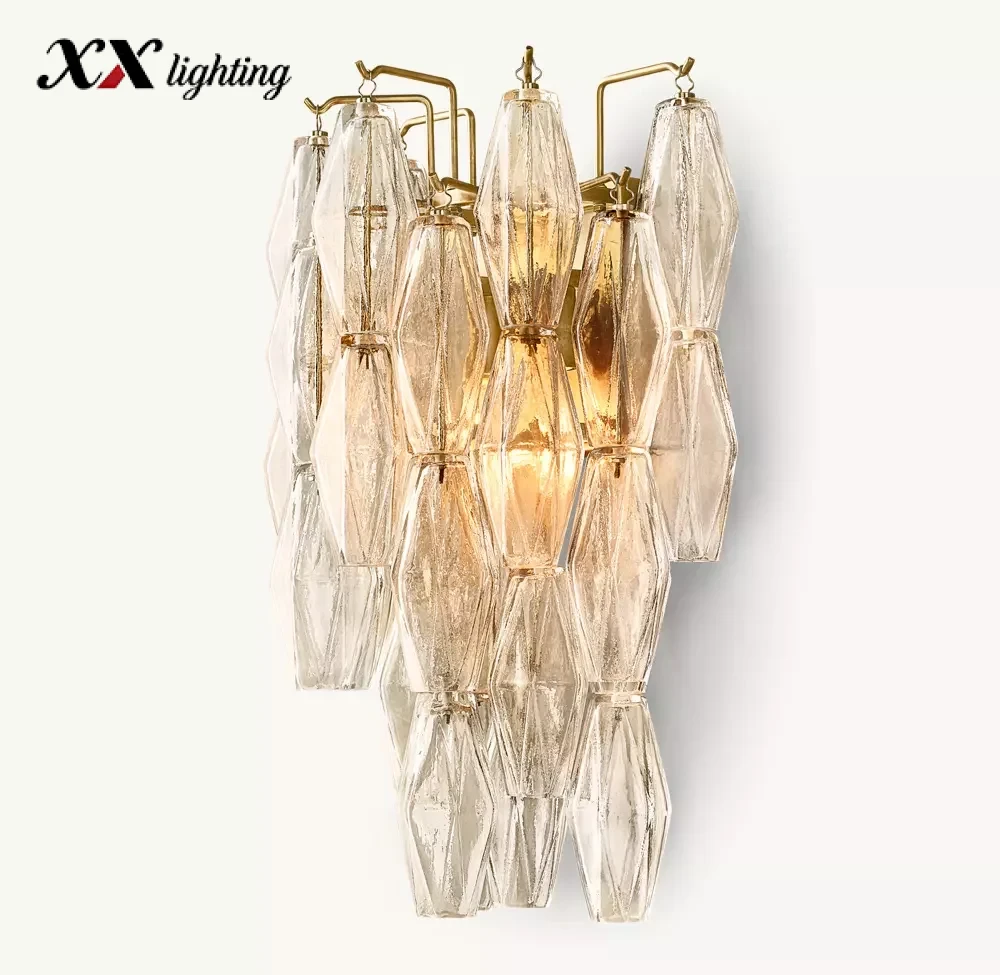 Chiara Clear Glass Sconce 12 inch
