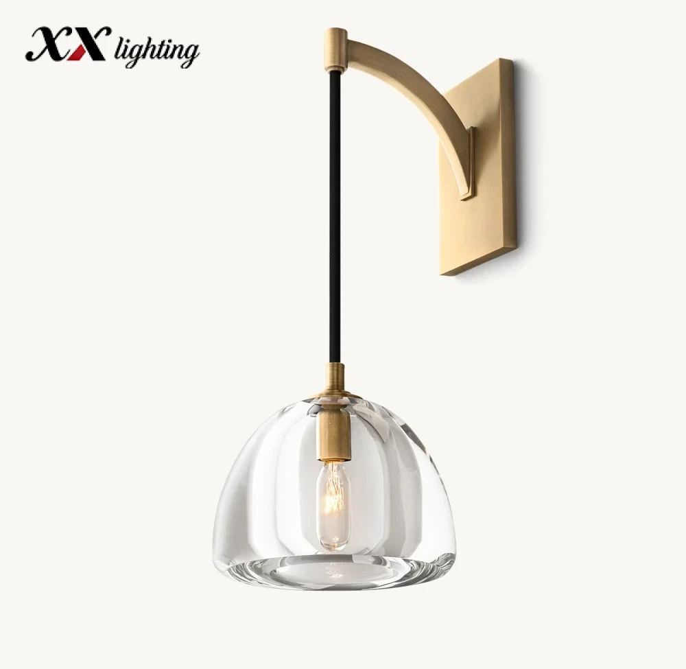 Hemisphere Sconce 7 inch - 7″, Satin Nickel