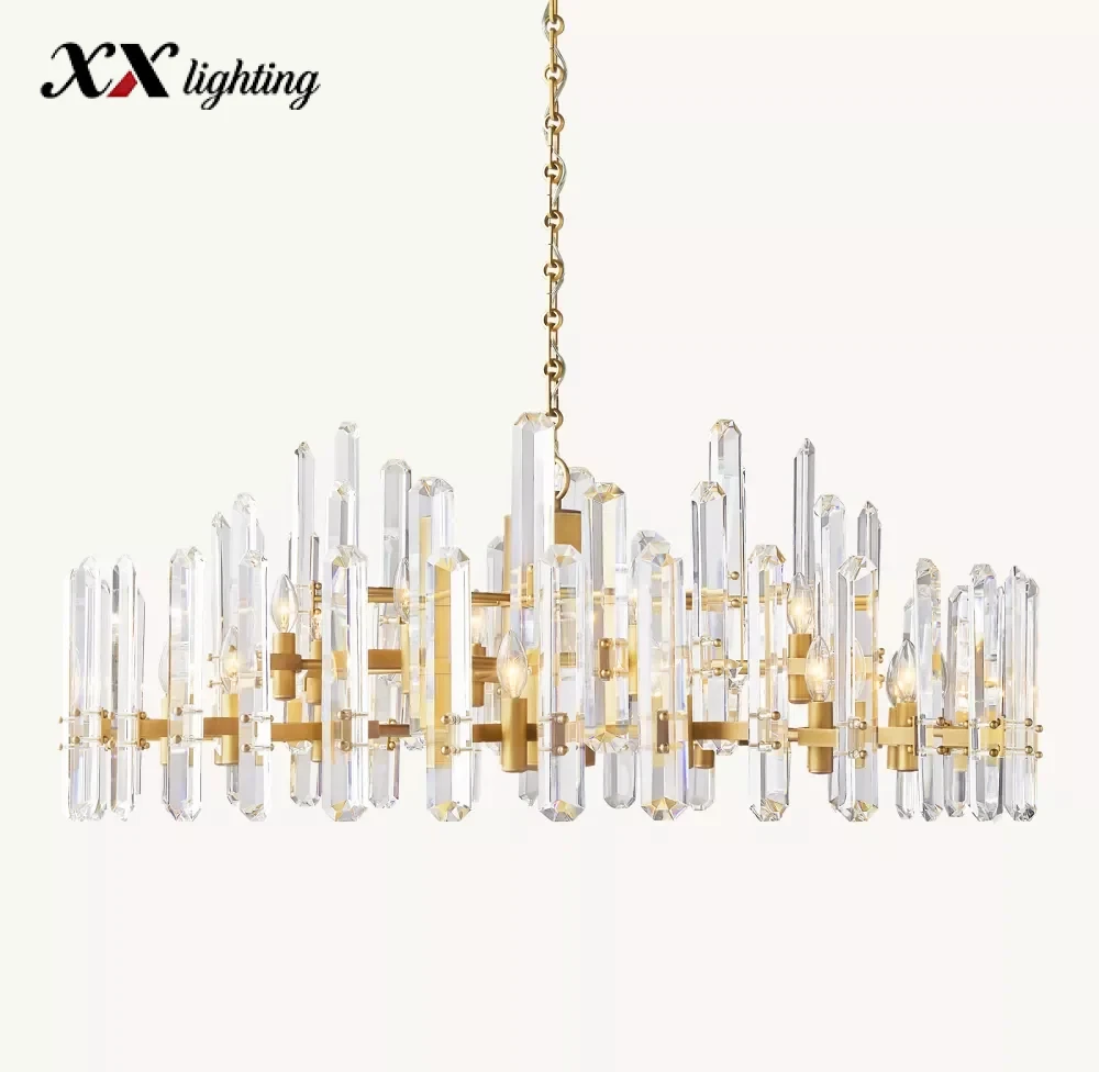Bonnington Round Chandelier - 48", Polished Nickel