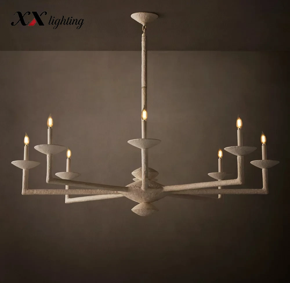 Pesaro Round Chandelier 36 inch - 48", White