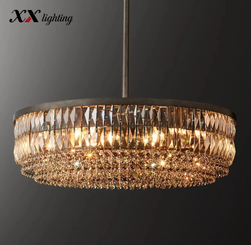 Portia - Large crystal pendant Light 32 inch - Image 3