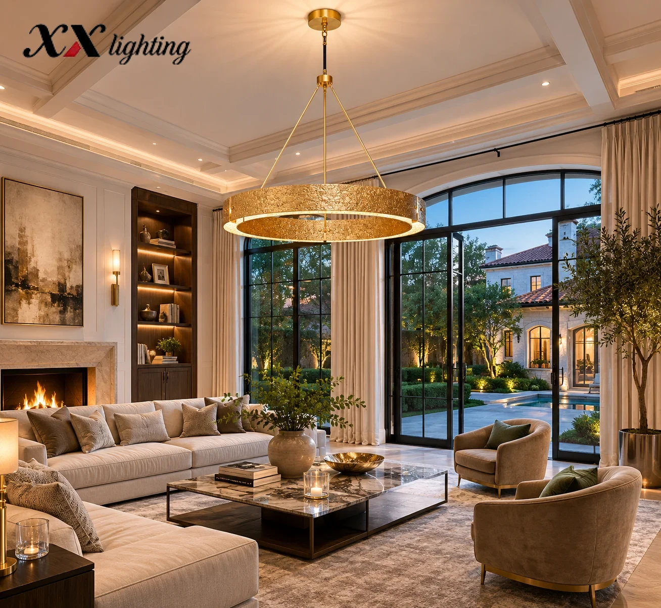 Fouffray - Circular Chandelier 36 inch - Image 7