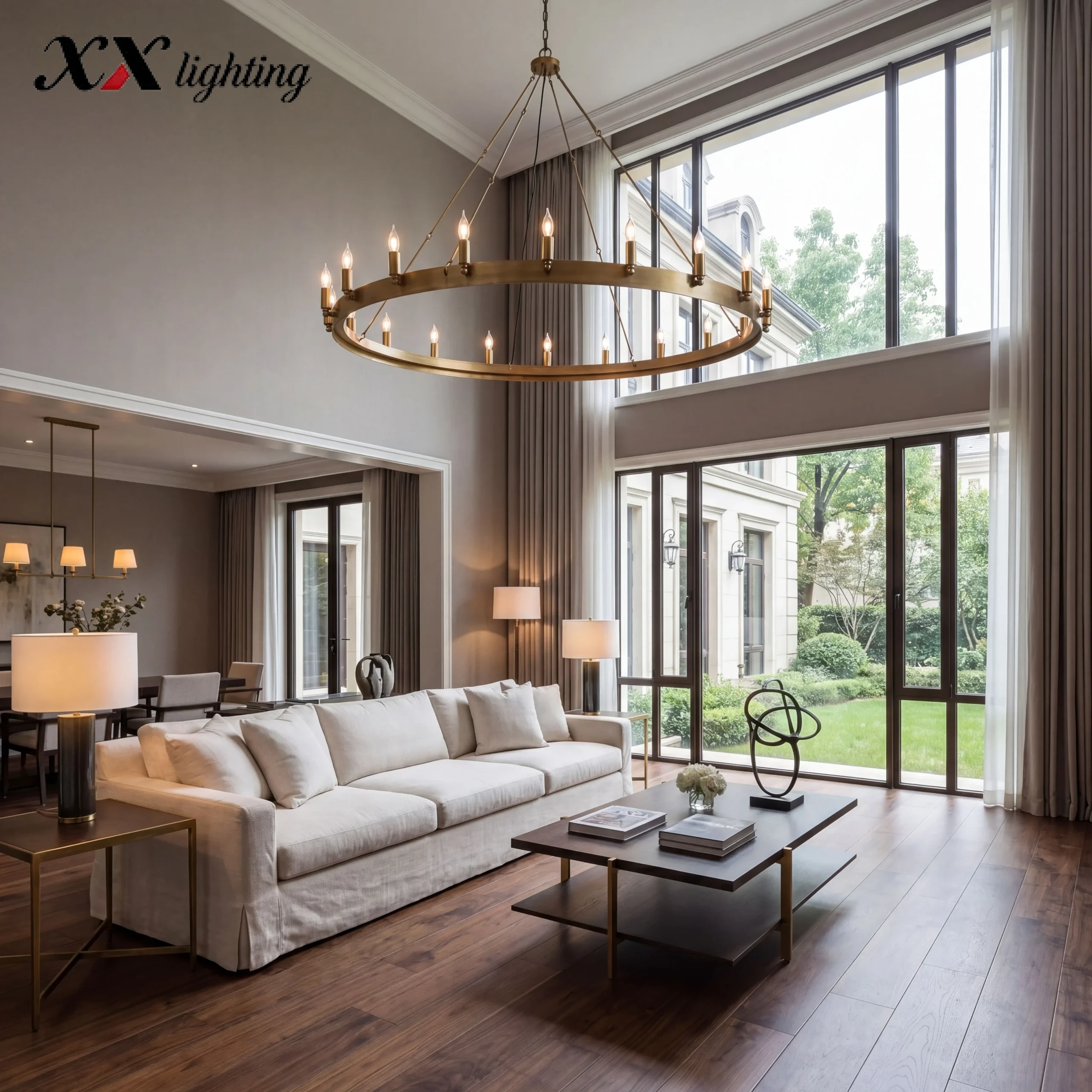 Candelabra Round Chandelier - Image 4