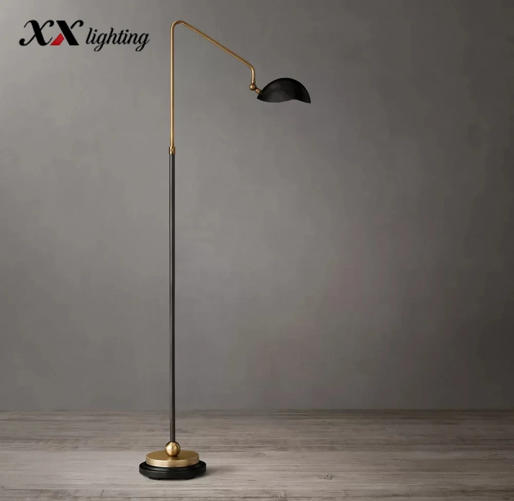 Convessi Floor Lamp - 9½″, Polished Nickel