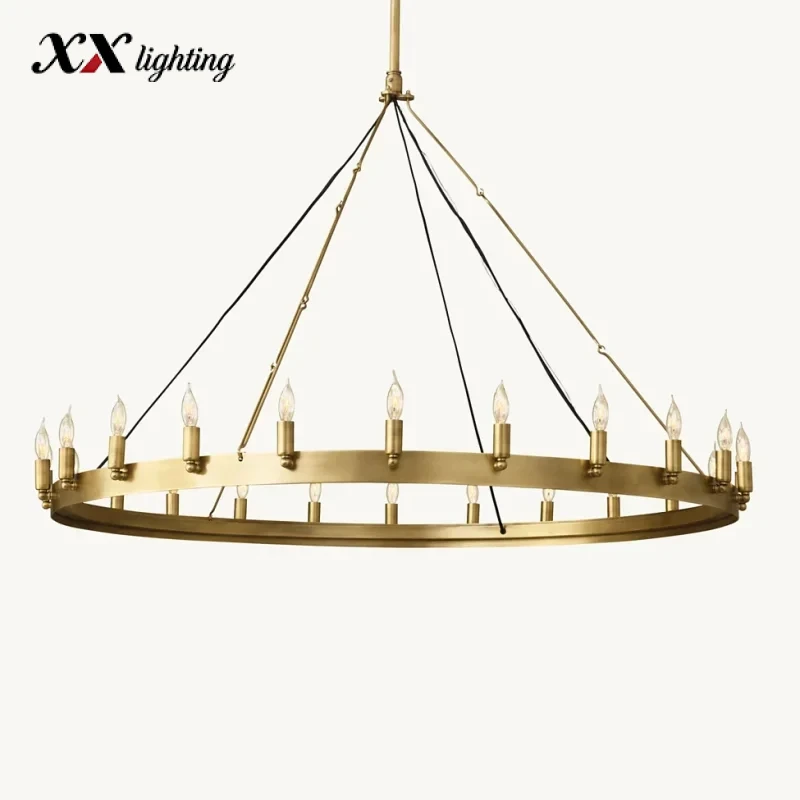 Candelabra Round Chandelier
