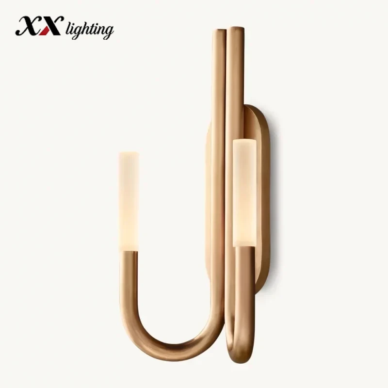 Rousseau Double Sconce 10 inch - 10″, Polished Nickel