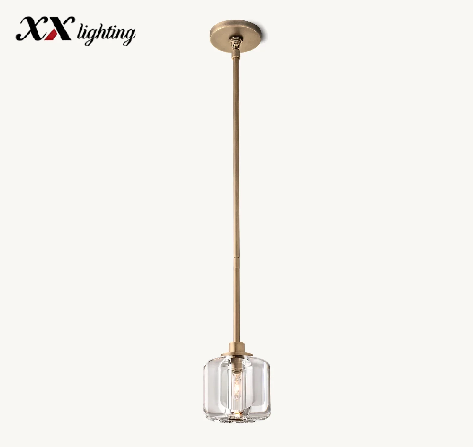 Demaret Pendant 5 inch - 5″, Polished Nickel