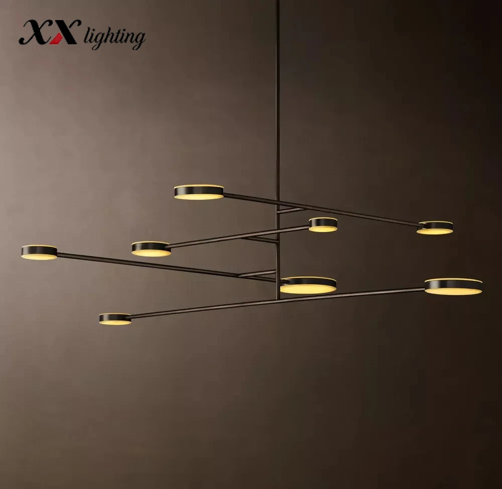 Alexander Mobile Chandelier 36 inch - 71¾″, Polished Nickel