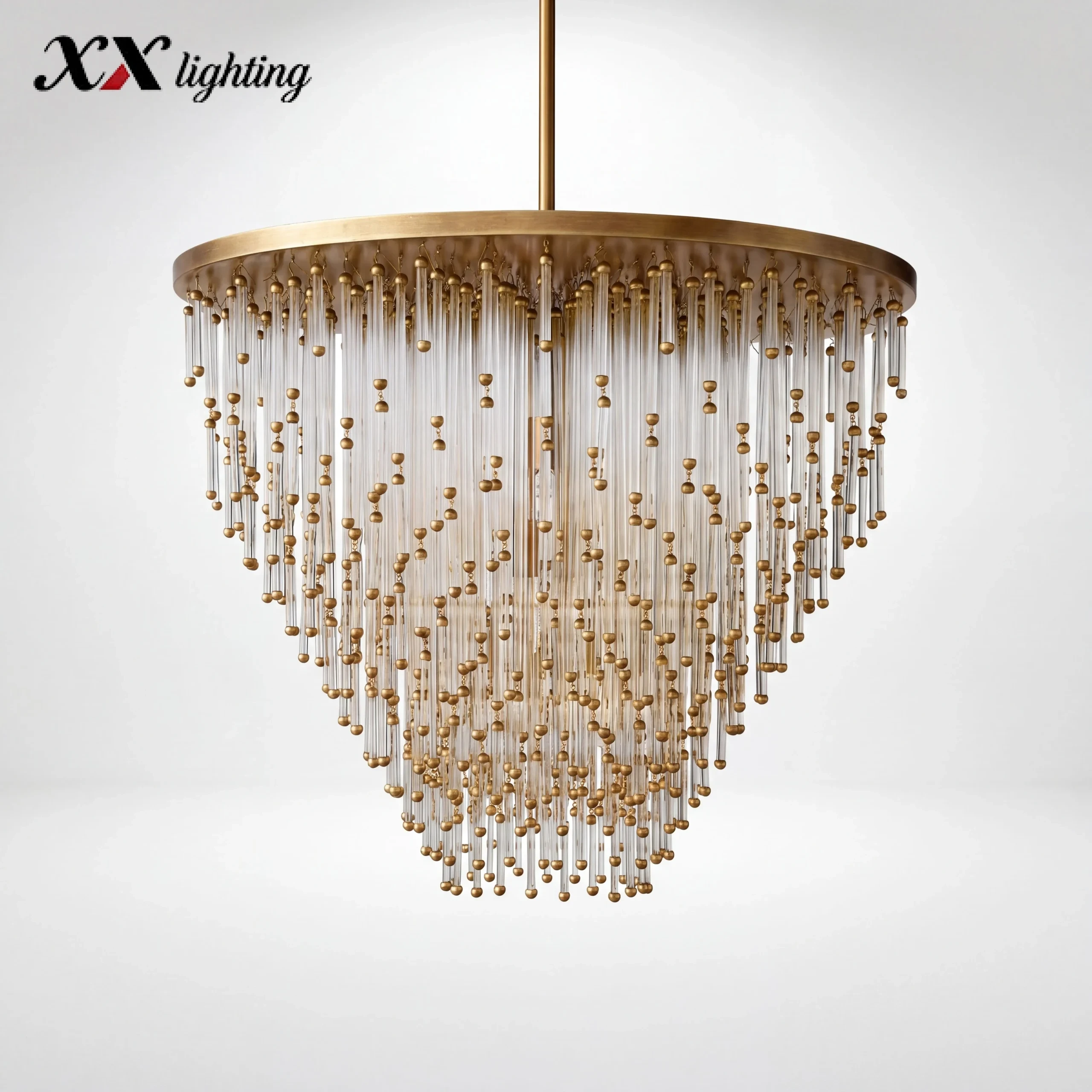 Evelina - Large Crystal Pendant Light 28 inch