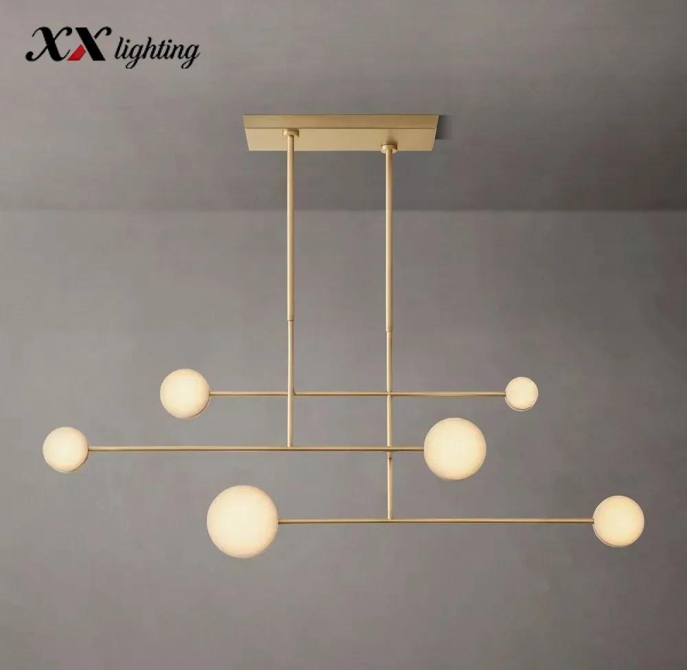 Alexander Linear Chandelier 54 inch - 54″, Polished Nickel