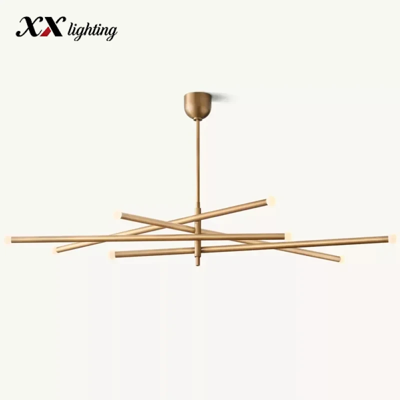 Rousseau 8-Light Mobile Orb Chandelier - 53″, Polished Nickel