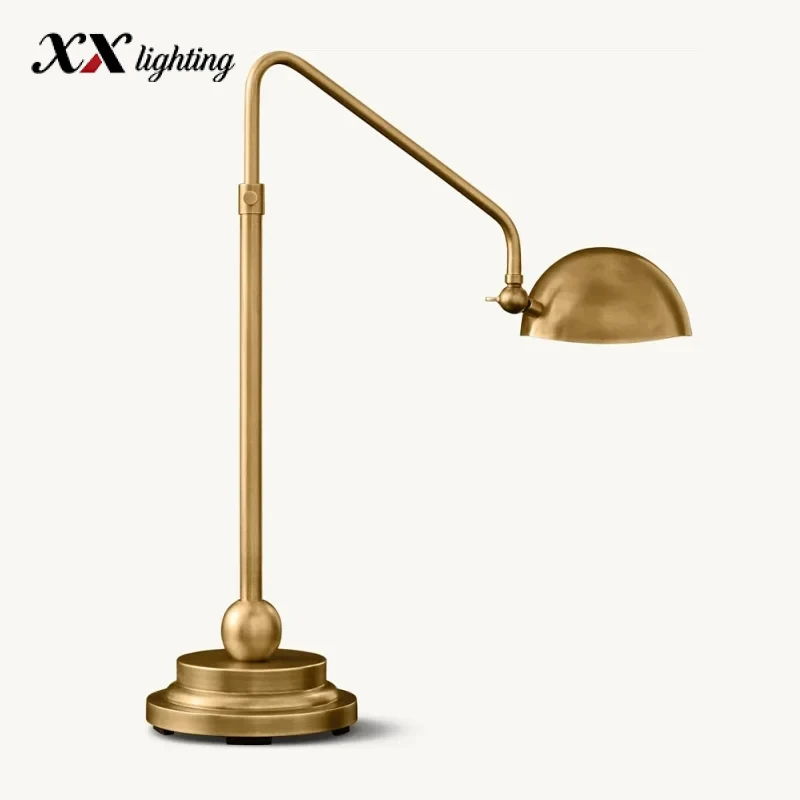 Convessi Task Table Lamp 7 inch - 7″, Polished Nickel