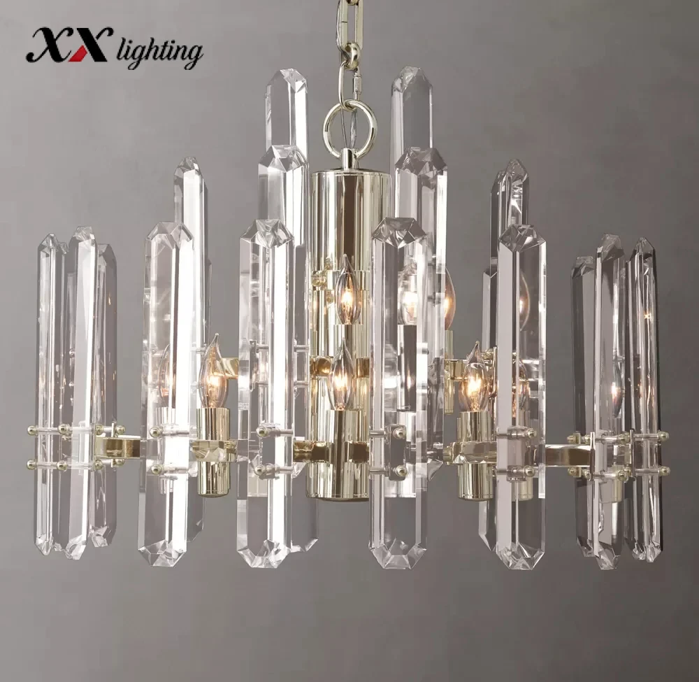 Bonnington Round Chandelier - 24¼", Polished Nickel