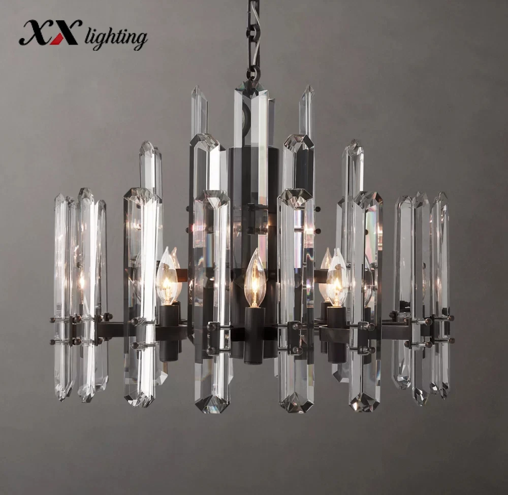 Bonnington Round Chandelier - 24¼", Polished Nickel