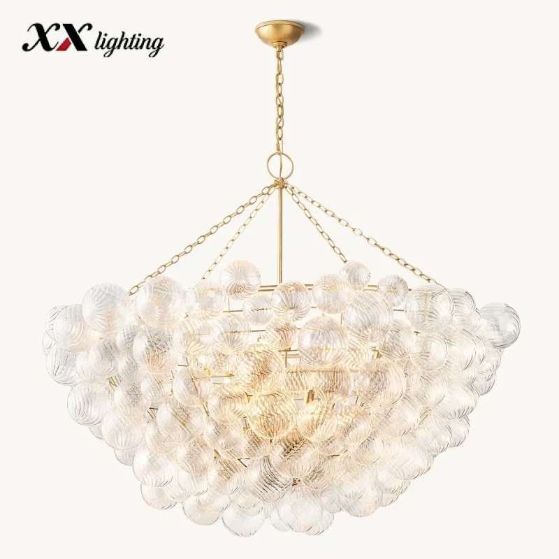 Talia Round Chandelier - 56¼", Plaster