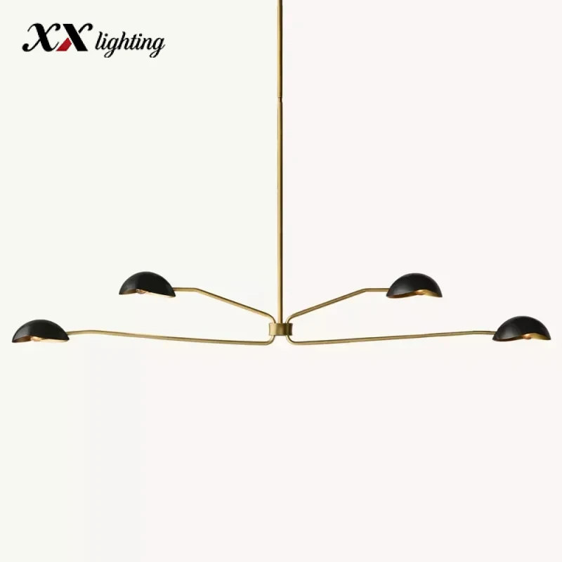 Convessi Round Chandelier 48 inch - 72″, Polished Nickel