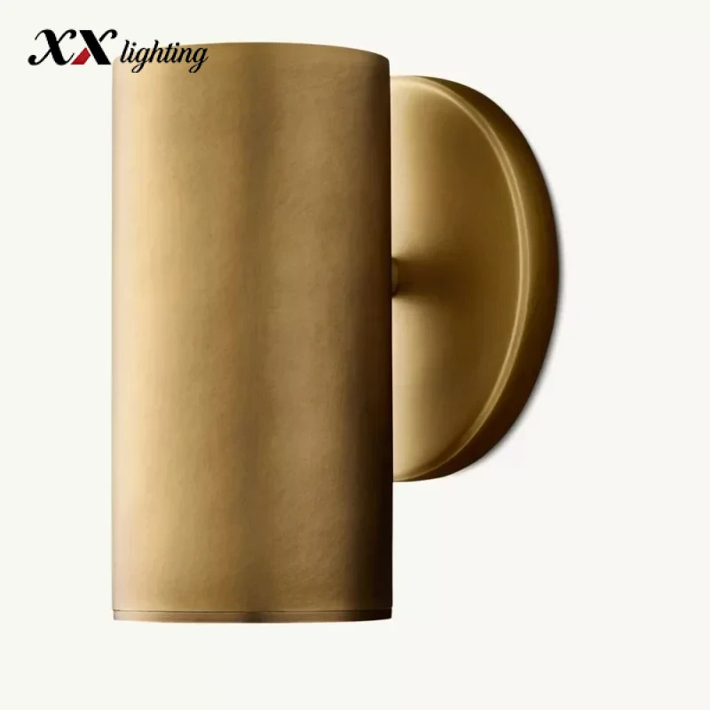 Champeaux Outdoor Sconce - 4½″, Lacquered Burnished Brass