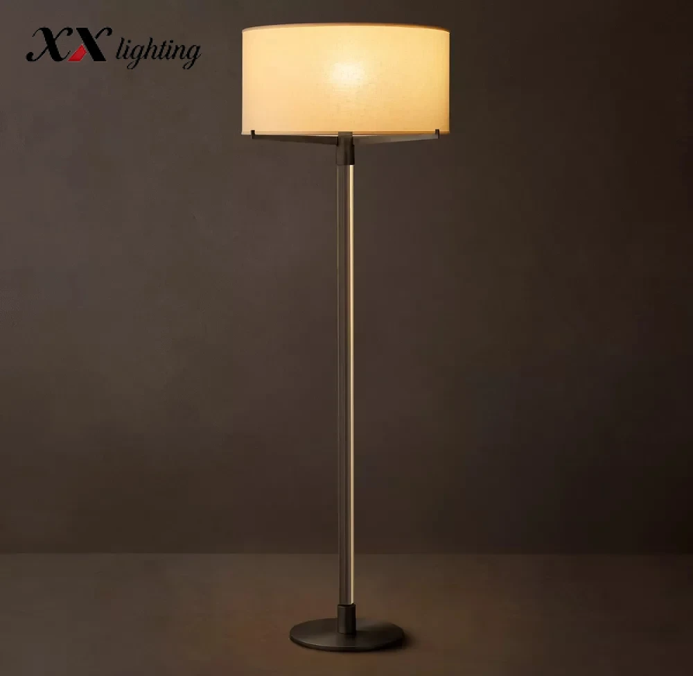 Truman Floor Lamp 24 inch - 24″, Polished Nickel