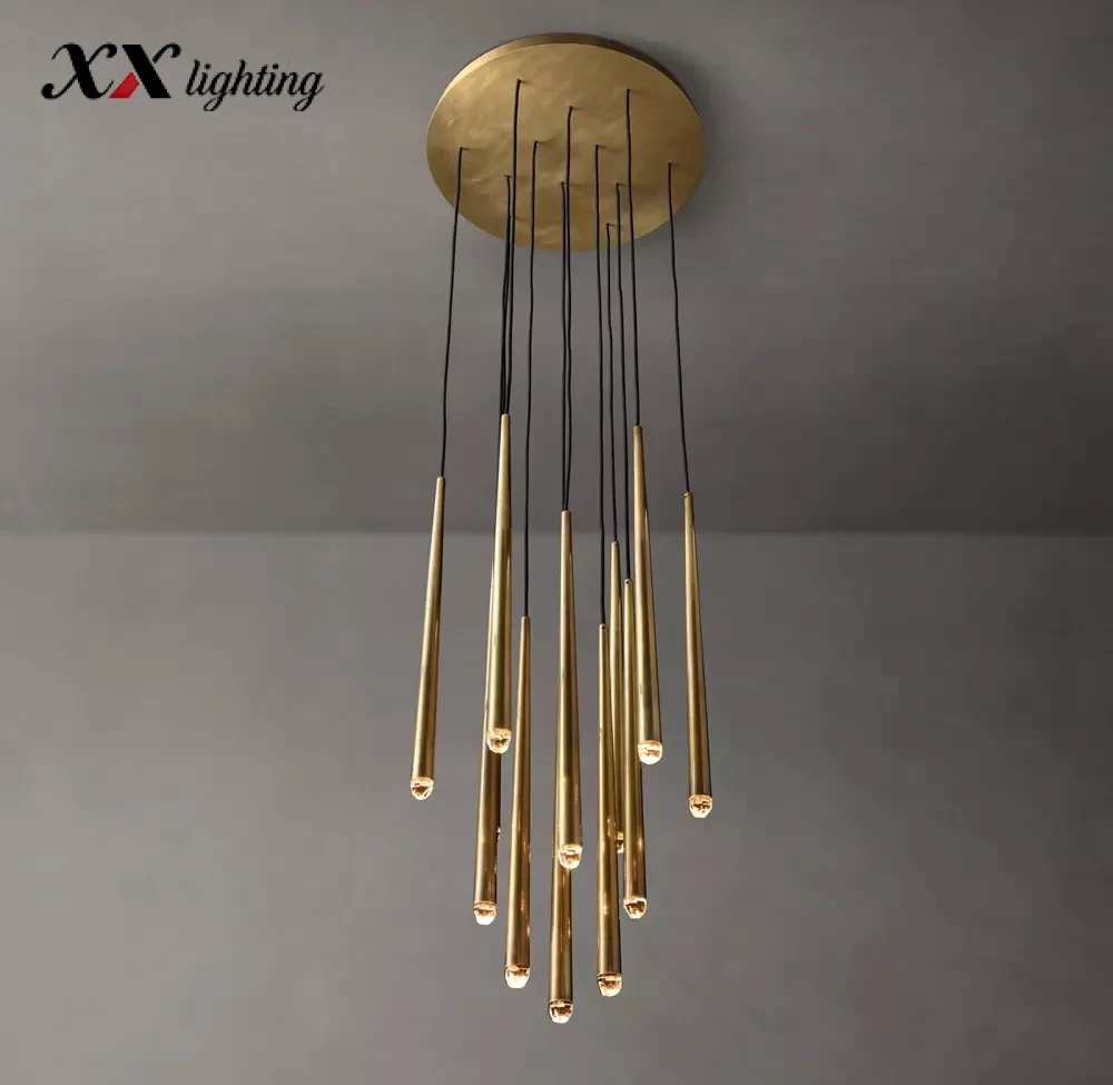 Aquitaine Round Chandelier 18 inch - 24", Polished Nickel