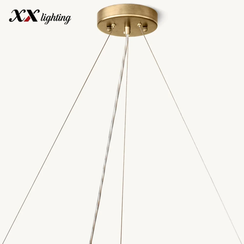 Elliana - Crystal Circle Light Pendant Light 28 inch - Image 4