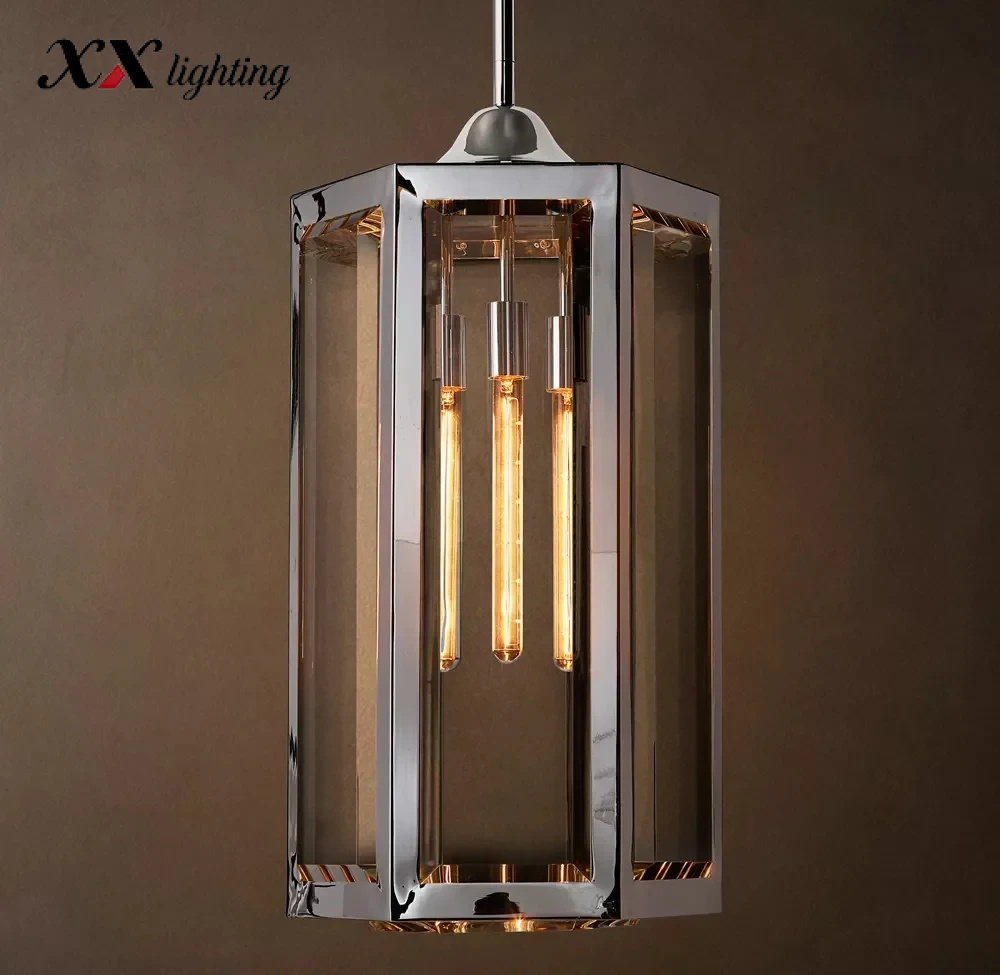 Chevalier Grand Pendant Light - 34½″, Polished Nickel