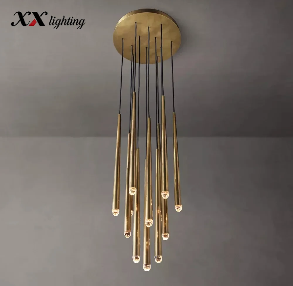 Aquitaine Round Chandelier 18 inch - 18", Polished Nickel