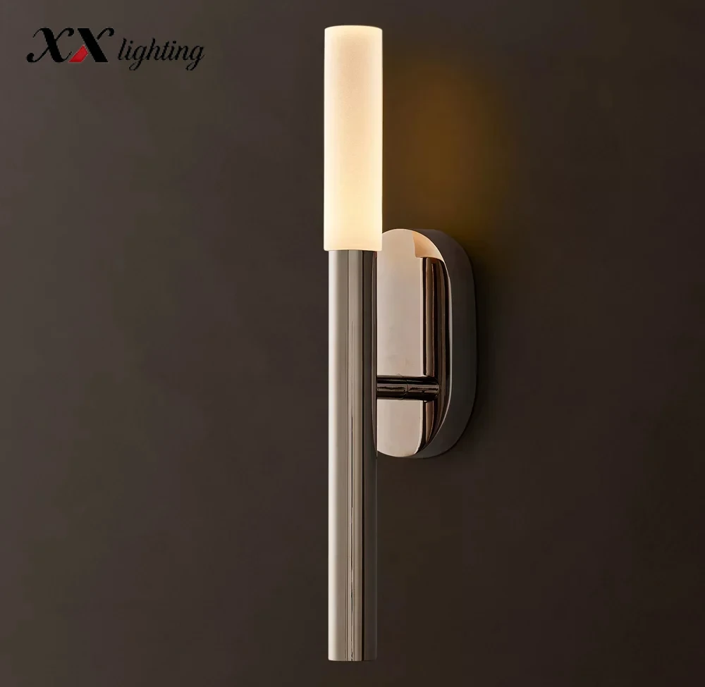 Rousseau Sconce 3 inch - 3″, Polished Nickel