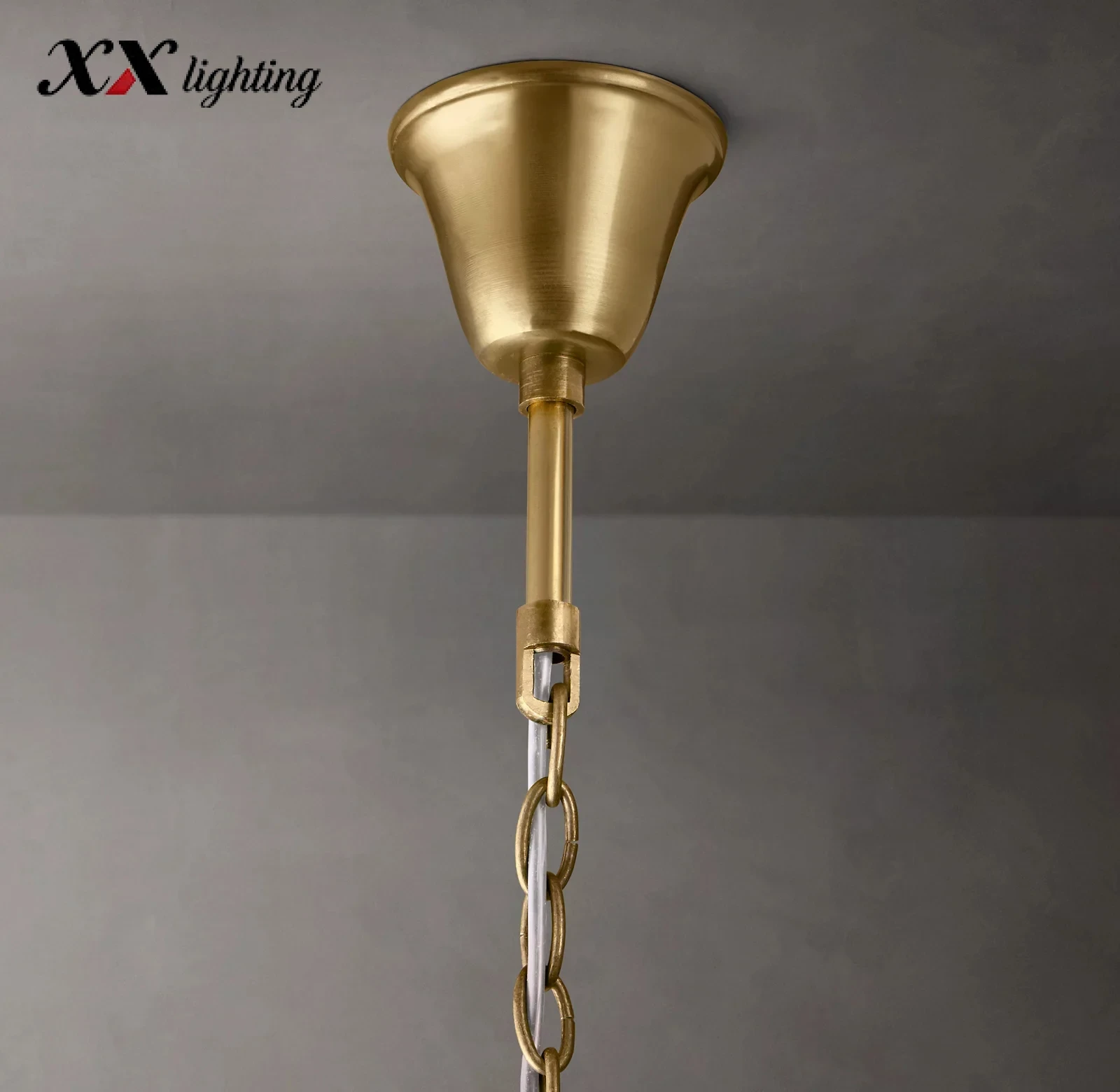 1920S Odeon Round Chandelier - 19¾", Polished Nickel