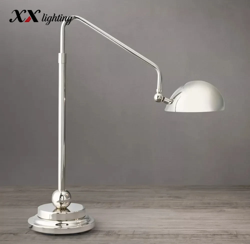 Convessi Task Table Lamp 7 inch - 7″, Polished Nickel